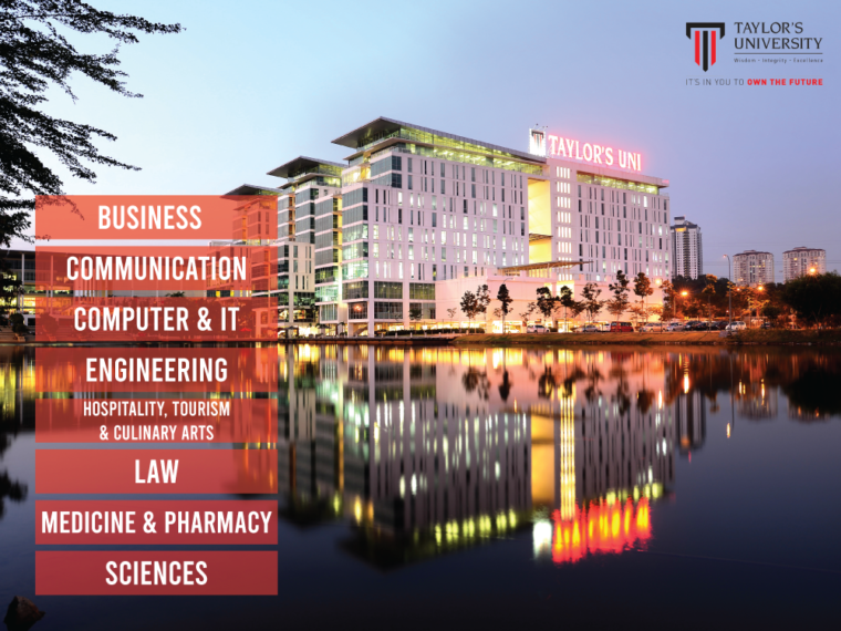 Taylor’s University Malaysia Fast Track Education Services